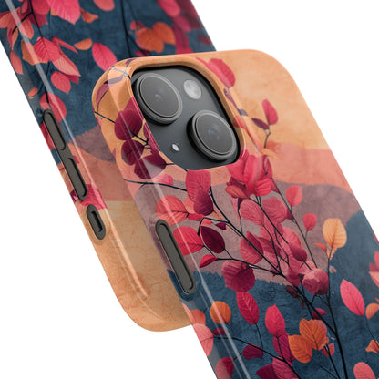 Vibrant Floral Harmony iPhone 15 - Slim Phone Case