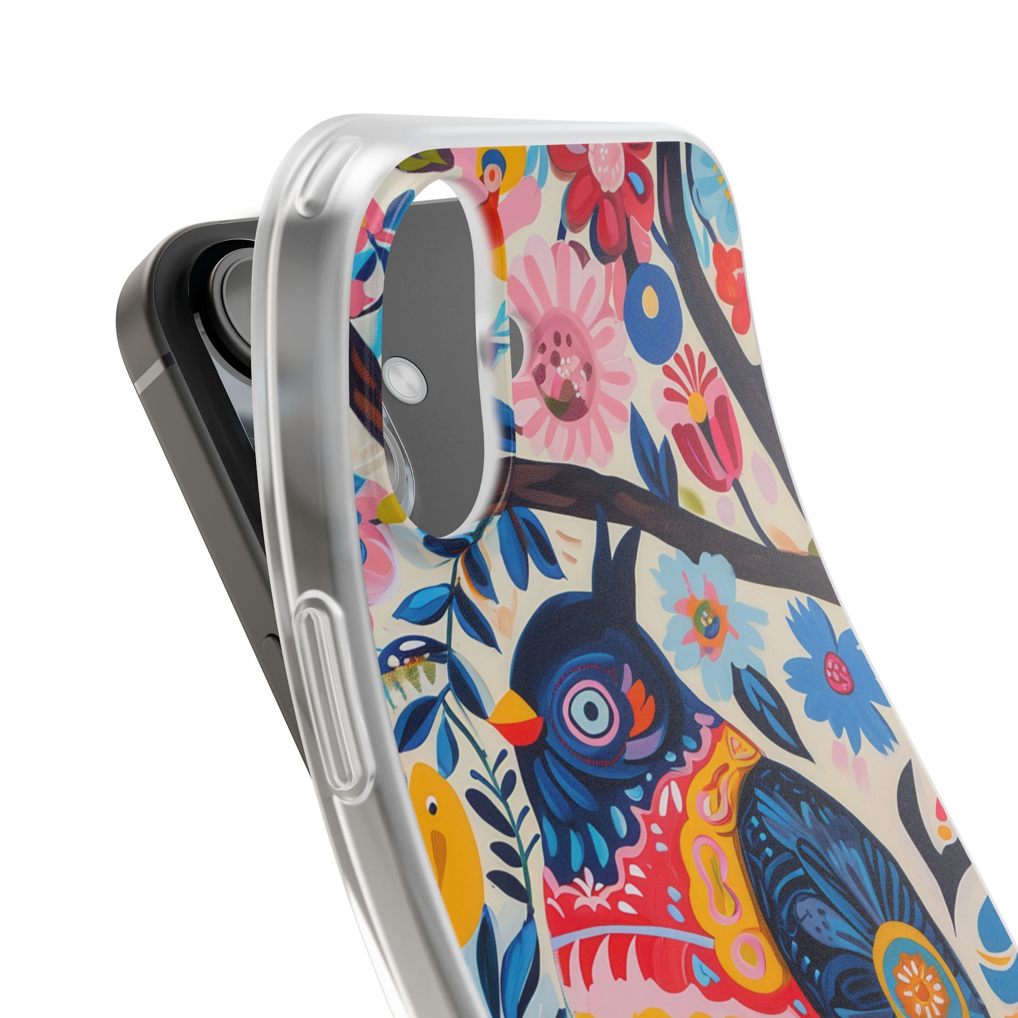 Owl Bloom iPhone 16 Plus Case - Soft