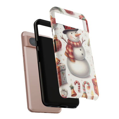 Snowman Wears Scarf - Google Pixel Case