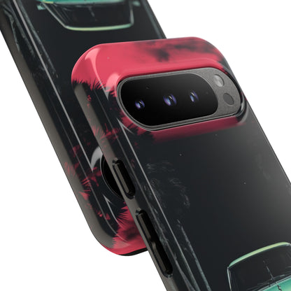 Retro Futuristic Nightscape - Google Pixel Case