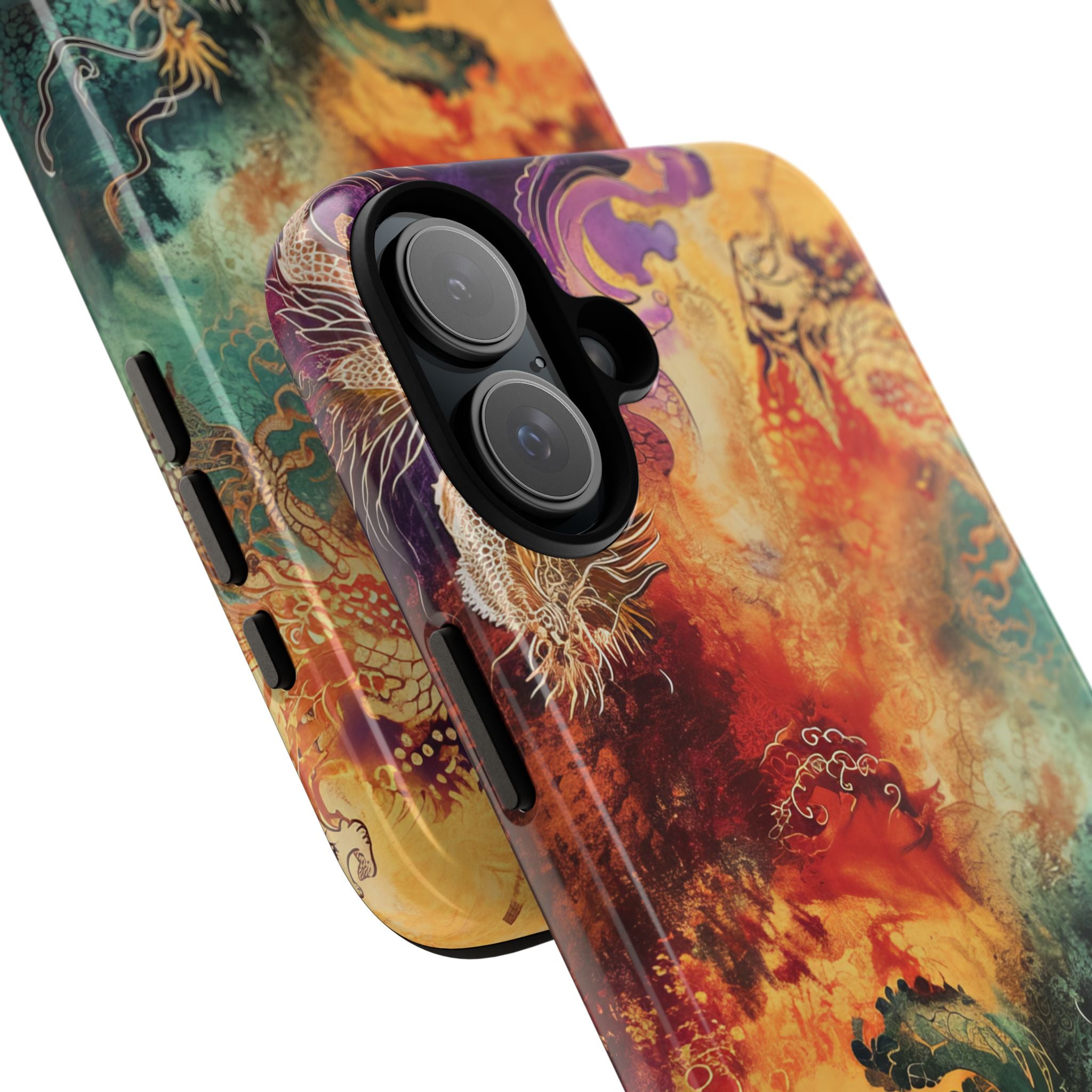 Golden Dragons iPhone 16 Plus Case - Tough