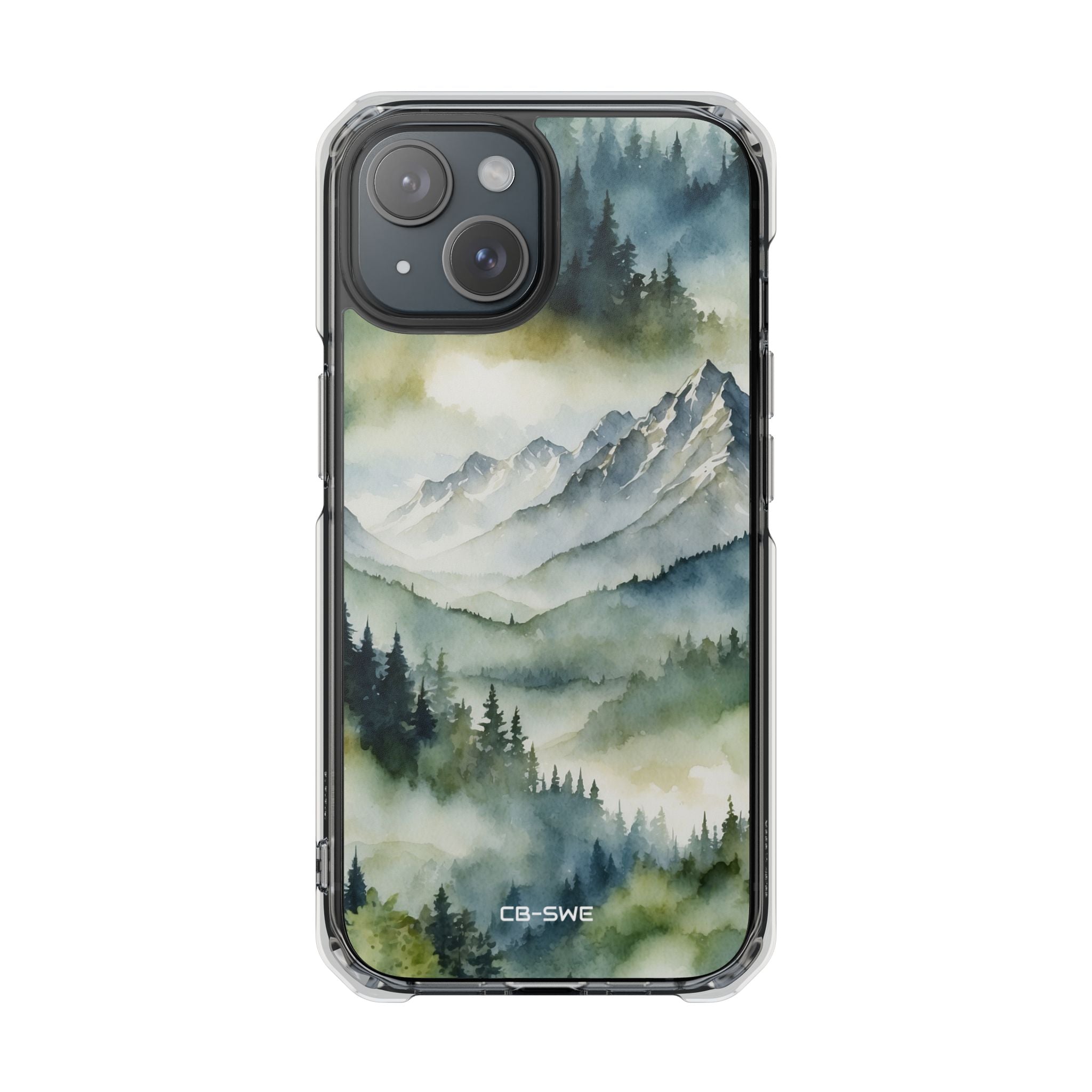 Misty Peaks Emerge iPhone Case - Impact
