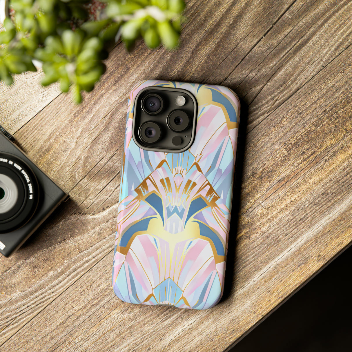 Art Deco Pastel Symmetry - Protective Phone Case