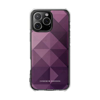 Gradient Purple Mosaic iPhone 16 - Clear Impact Phone Case