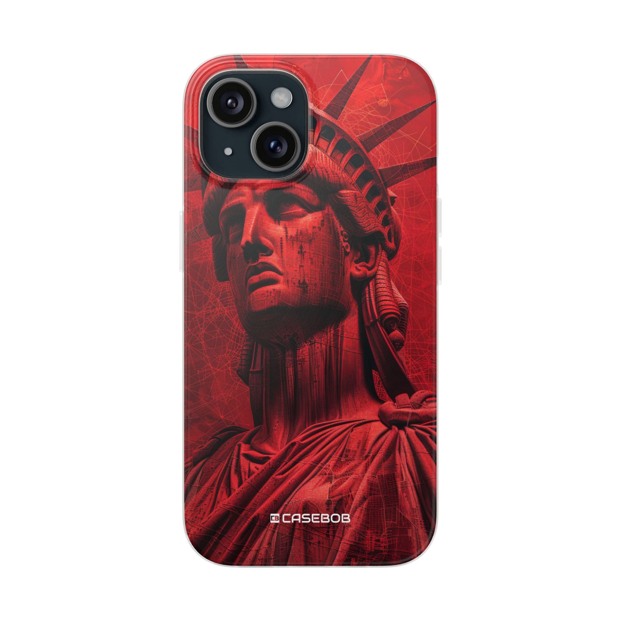 Red Liberty Revolution | Flexible Phone Case for iPhone