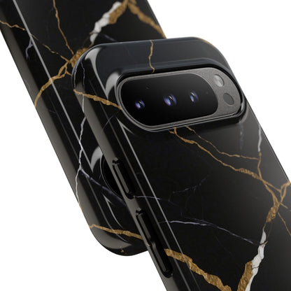 Golden Veins Emerge - Google Pixel Case