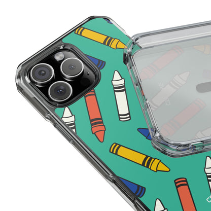 Crayons Dance Playfully iPhone Case - Impact