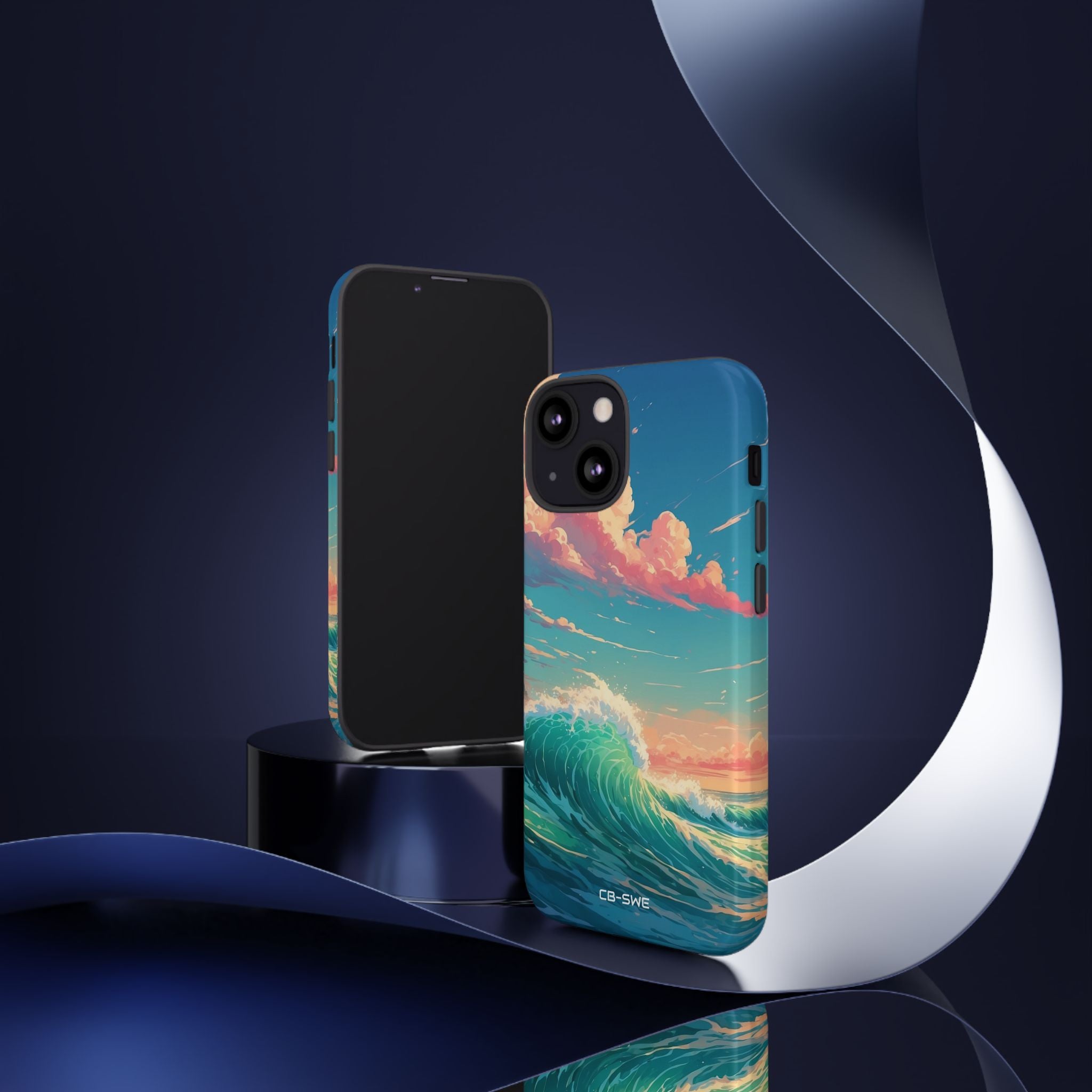 Waves Embrace Sunlight - iPhone Case