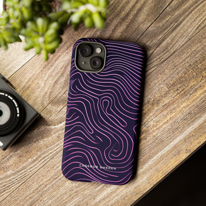 Contour Waveflow iPhone 15 - Tough Phone Case