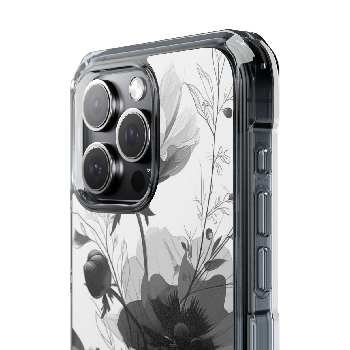 Botanical Elegance – Handyhülle für iPhone (Clear Impact – Magnetisch)