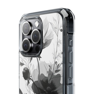 Botanical Elegance - Phone Case for iPhone (Clear Impact - Magnetic)