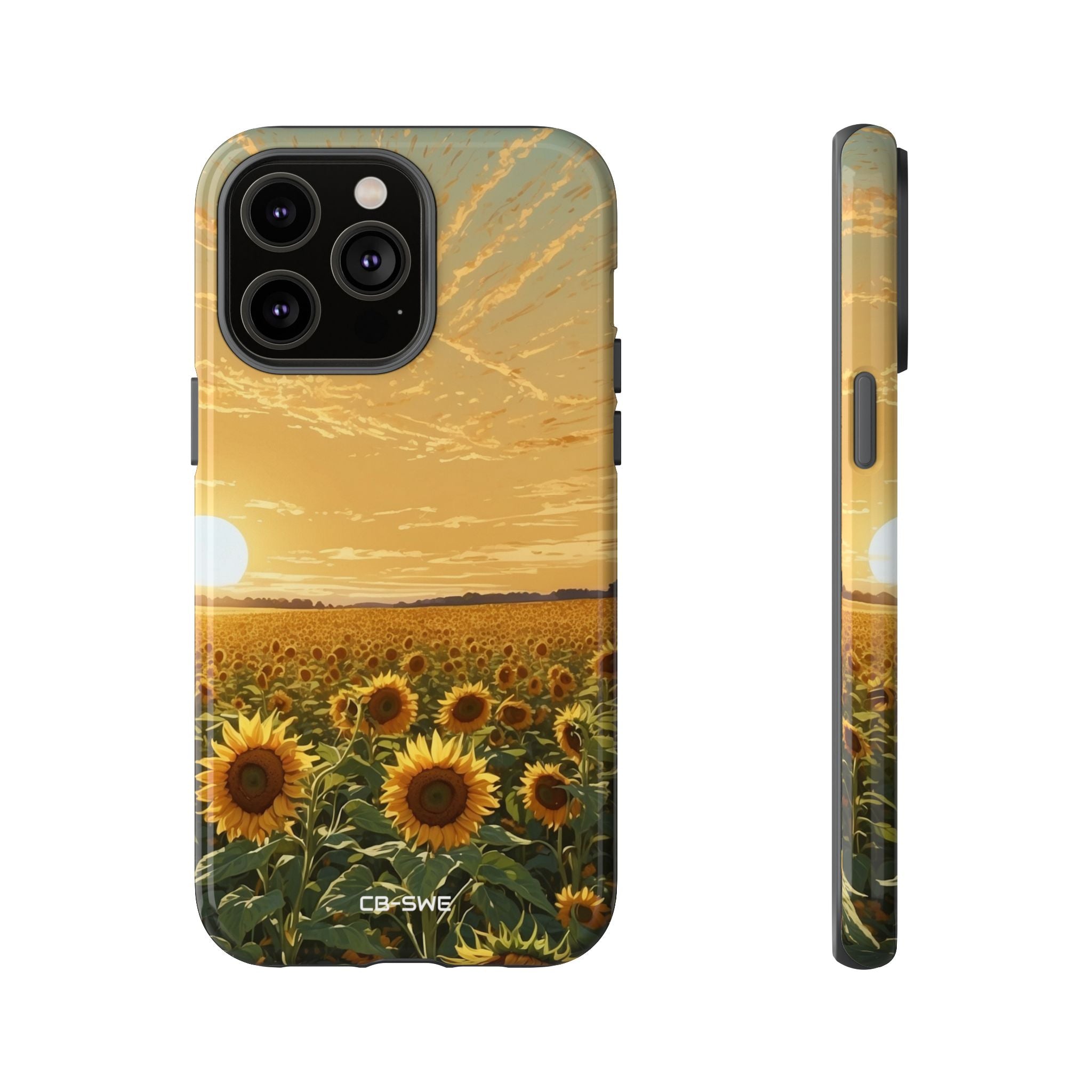 Sunflowers Embrace Light - iPhone Case