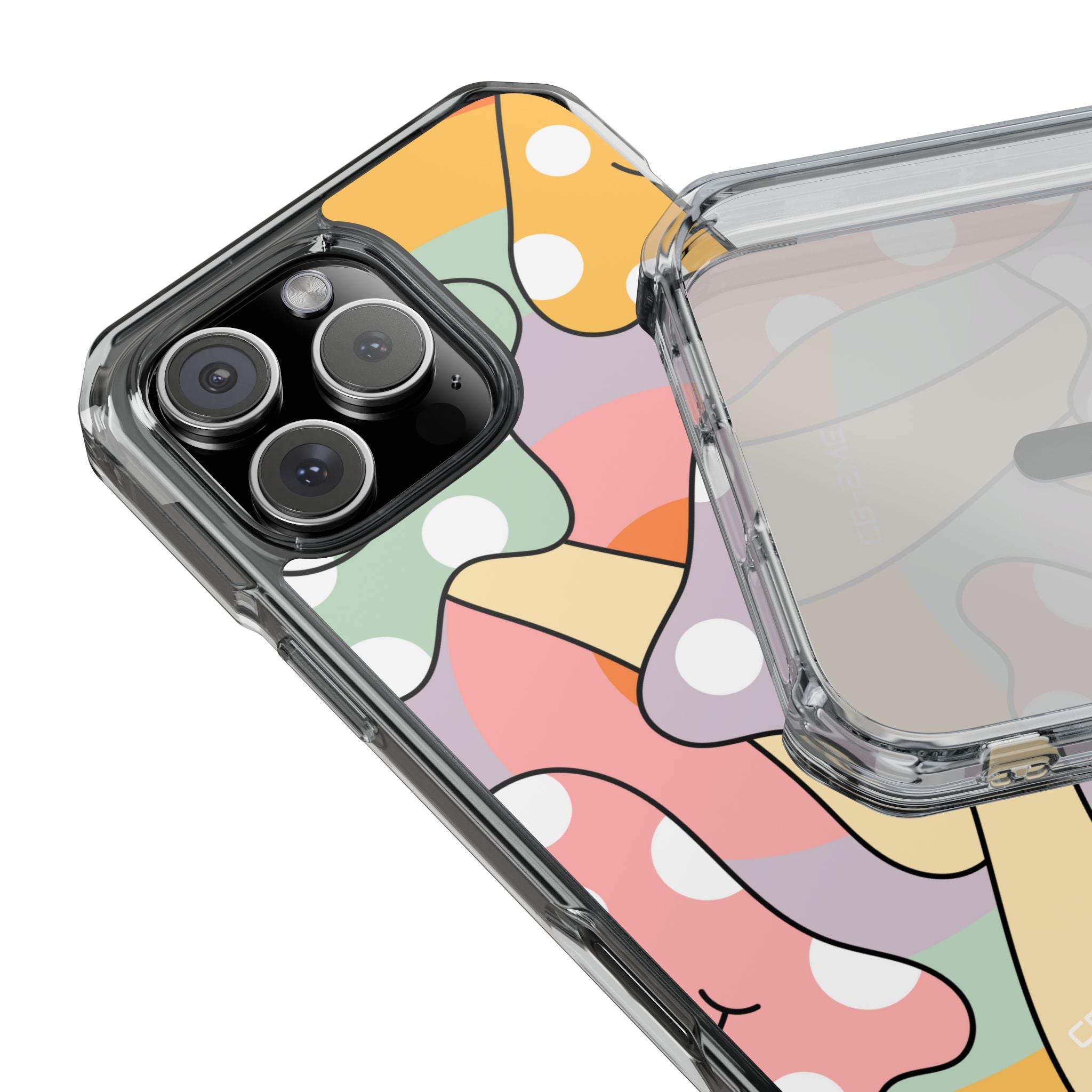 Playful Mushroom Friends iPhone Case - Impact