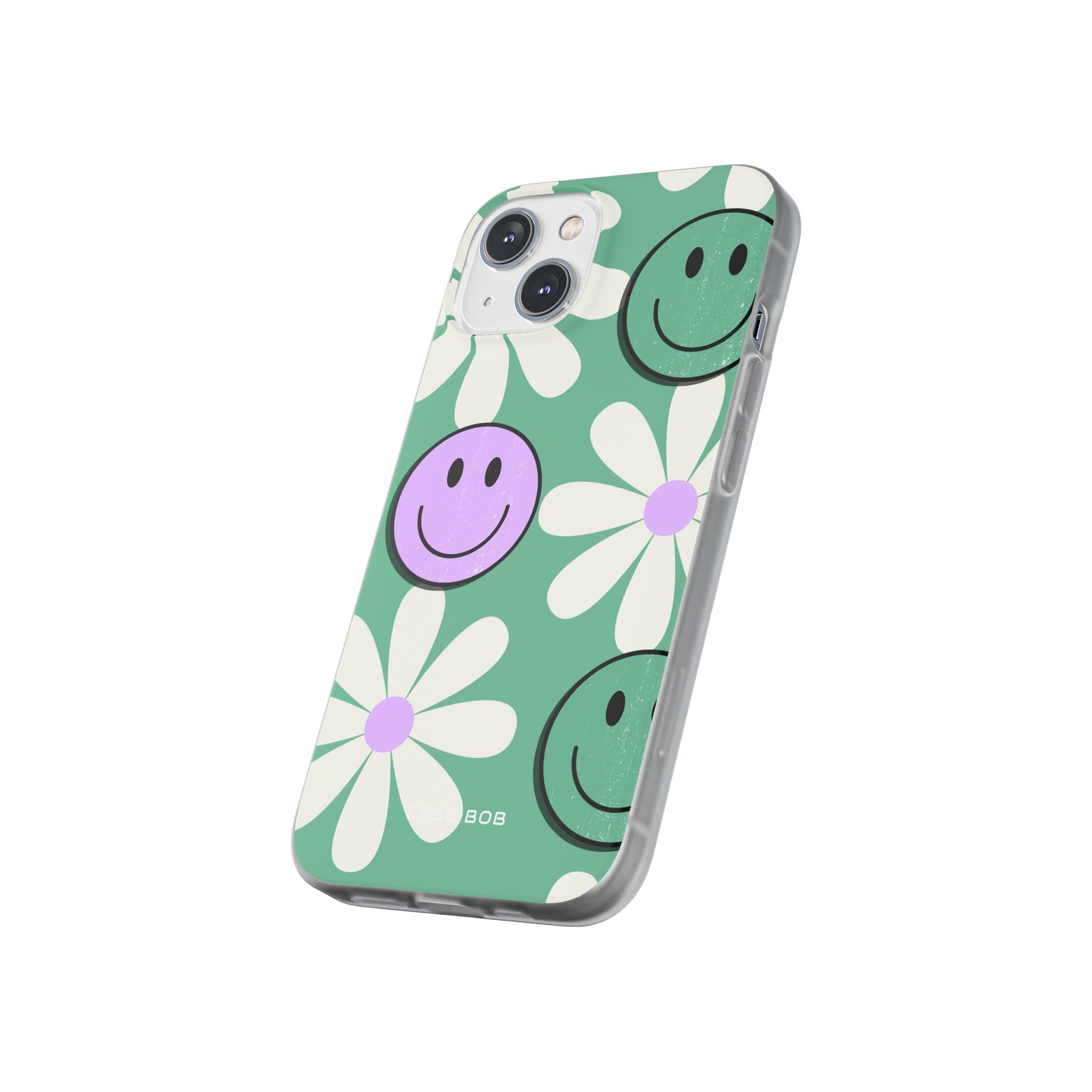 Smiley Daisy Glow iPhone 14 Case - Soft
