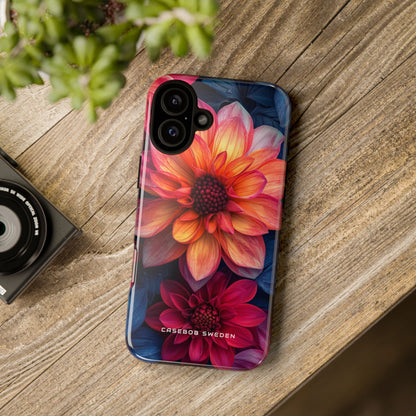 Fiery Bloom Harmony iPhone 16 - Tough Phone Case