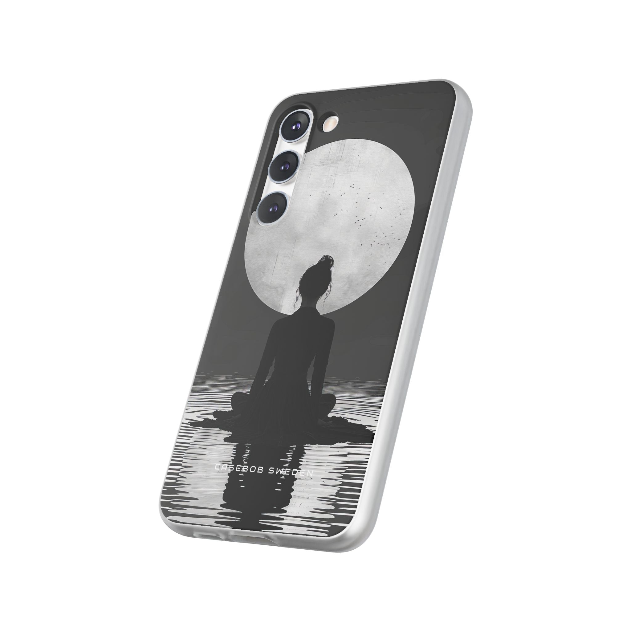 Zen Serenity Moon Reflection Samsung S23 - Flexi Phone Case