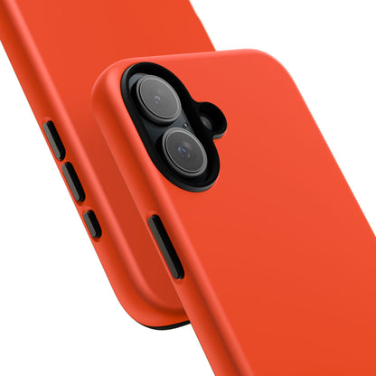 Orange Red iPhone 16 - Tough Phone Case