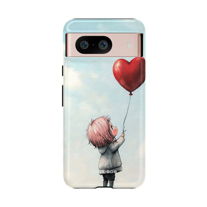 Heart Balloon Glow Google Pixel 8 Case - Tough