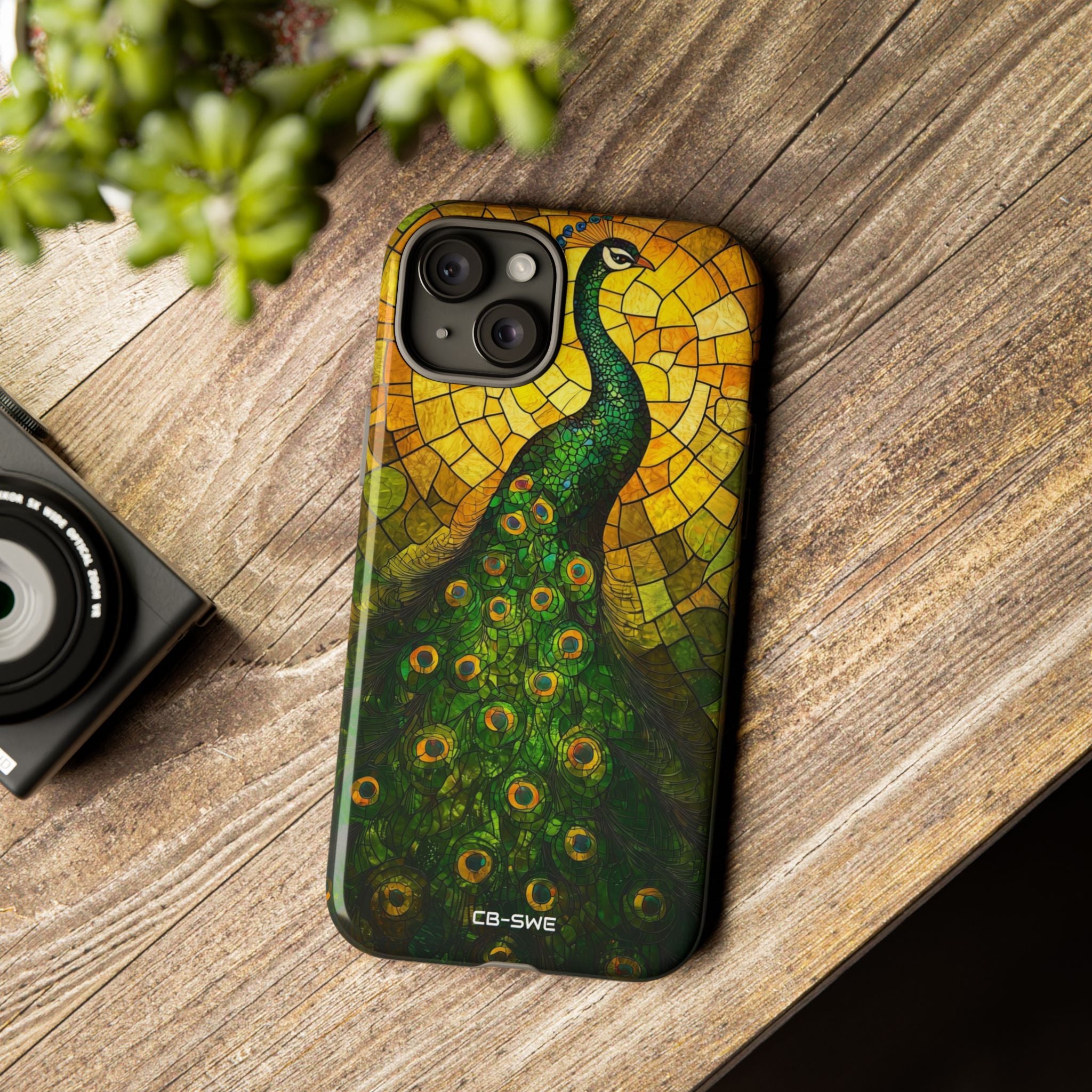 Peacock Spreads Light - iPhone Case