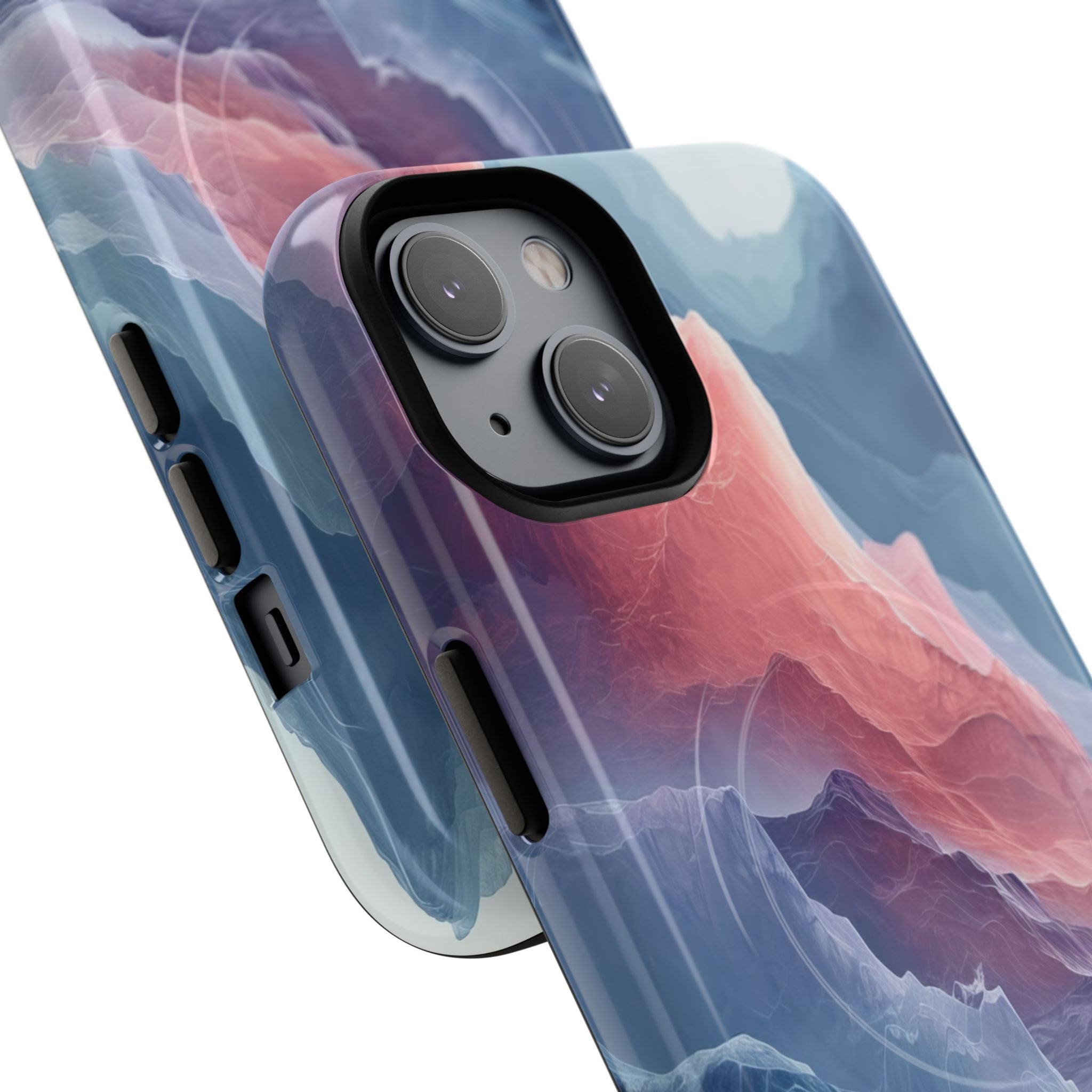 Mountain Wave Serenity - Tough + MagSafe® iPhone 14 Phone Case