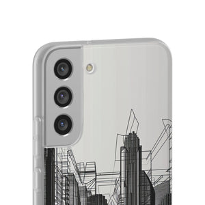 Urban Wireframe | Flexible Phone Case for Samsung Galaxy