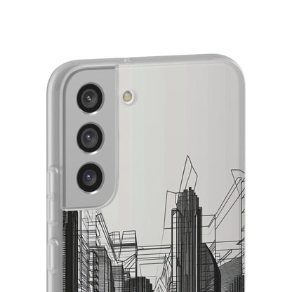 Urban Wireframe | Flexible Phone Case for Samsung Galaxy