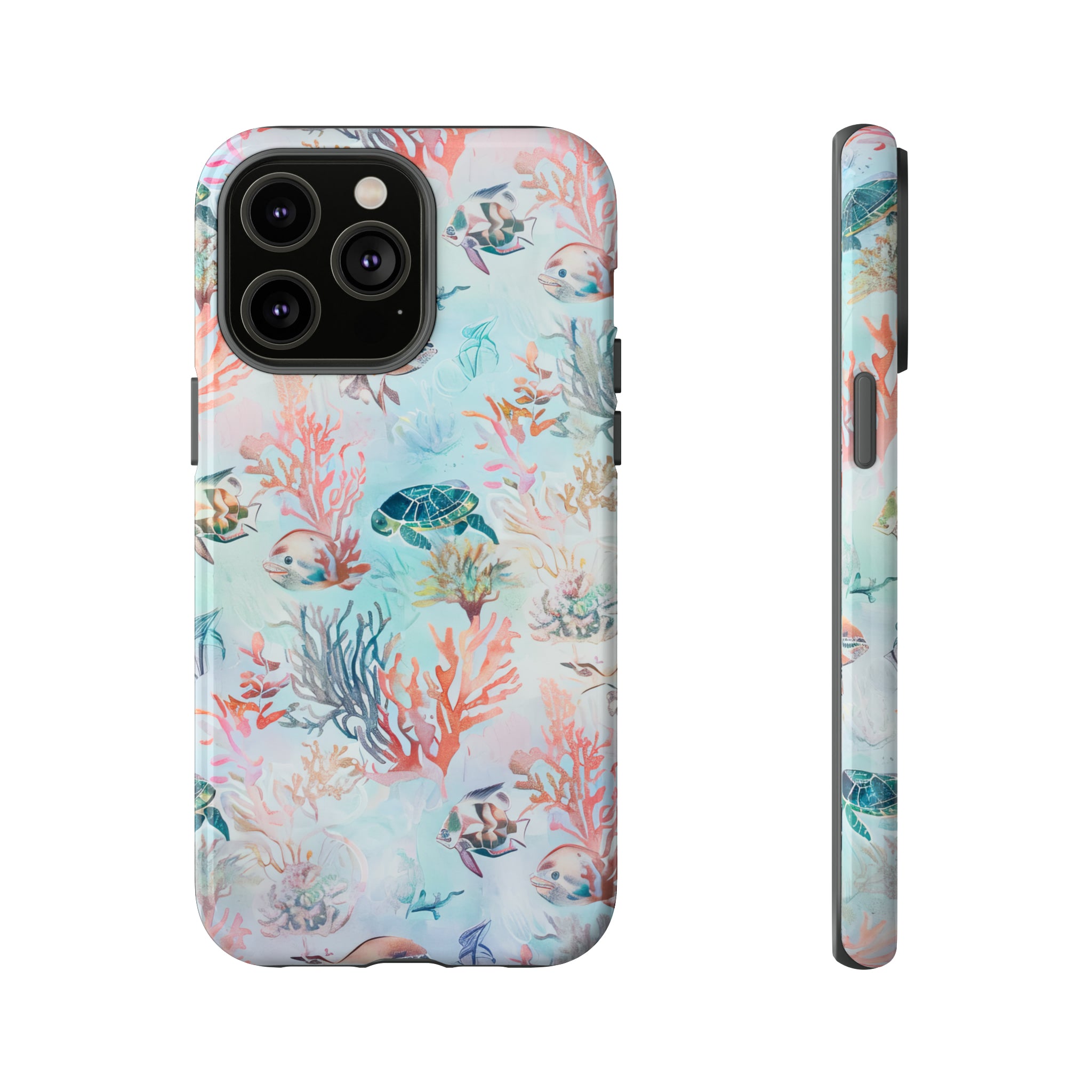 Pastel Underwater Serenade - Protective Phone Case