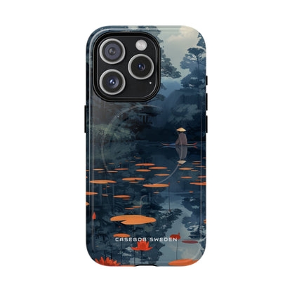 Tranquil Lotus Reflections iPhone 15 | Tough+ Phone Case