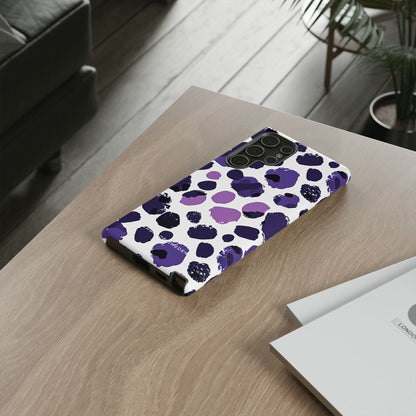 Purple Inkblots  Samsung S22 - Tough Phone Case