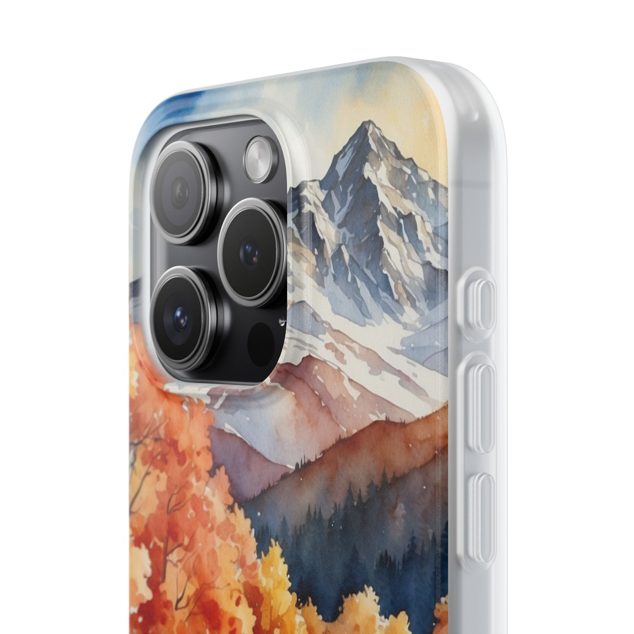 Snowcapped Radiance iPhone 15 Pro Case - Soft