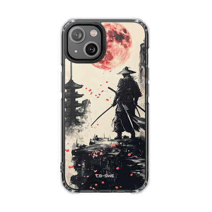 Samurai Gazes Moonward iPhone Case - Impact
