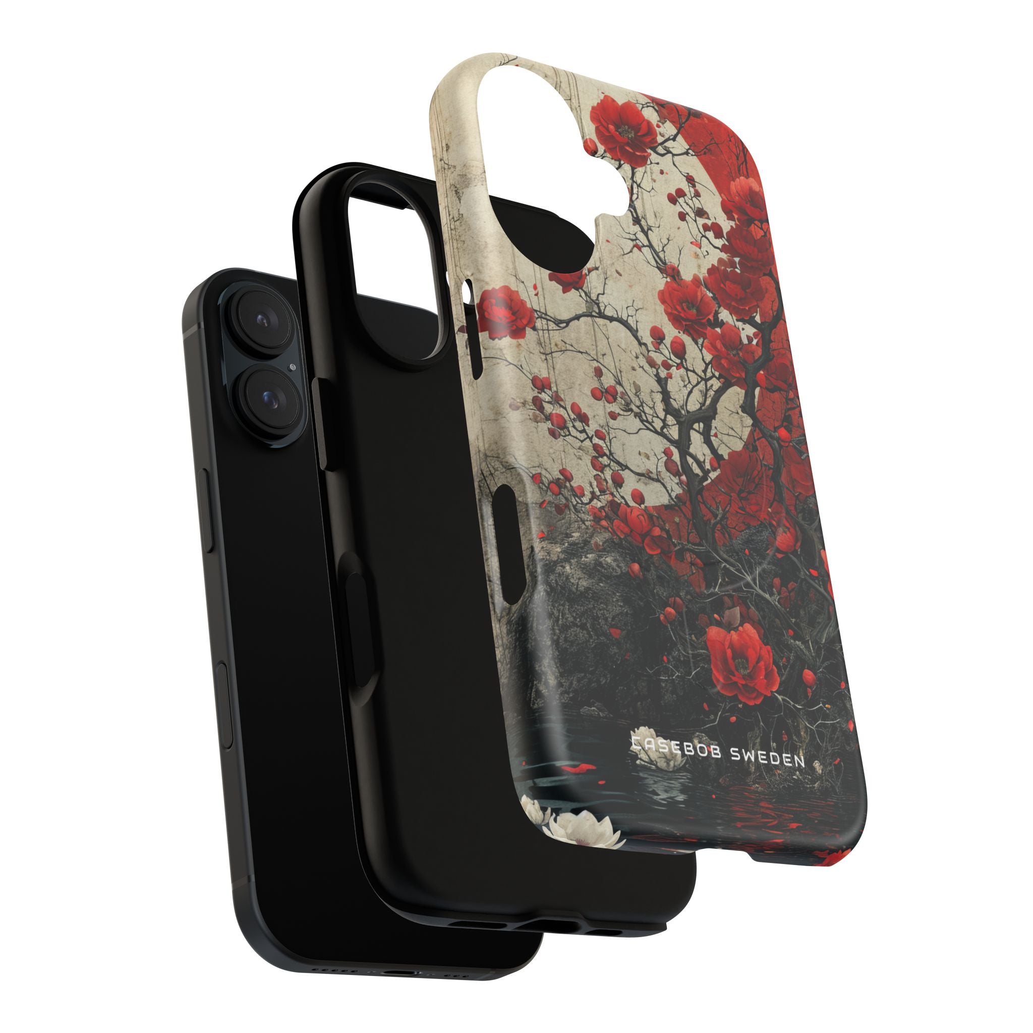 Zen Blossoms in Moonlight iPhone 16 | Tough+ Phone Case