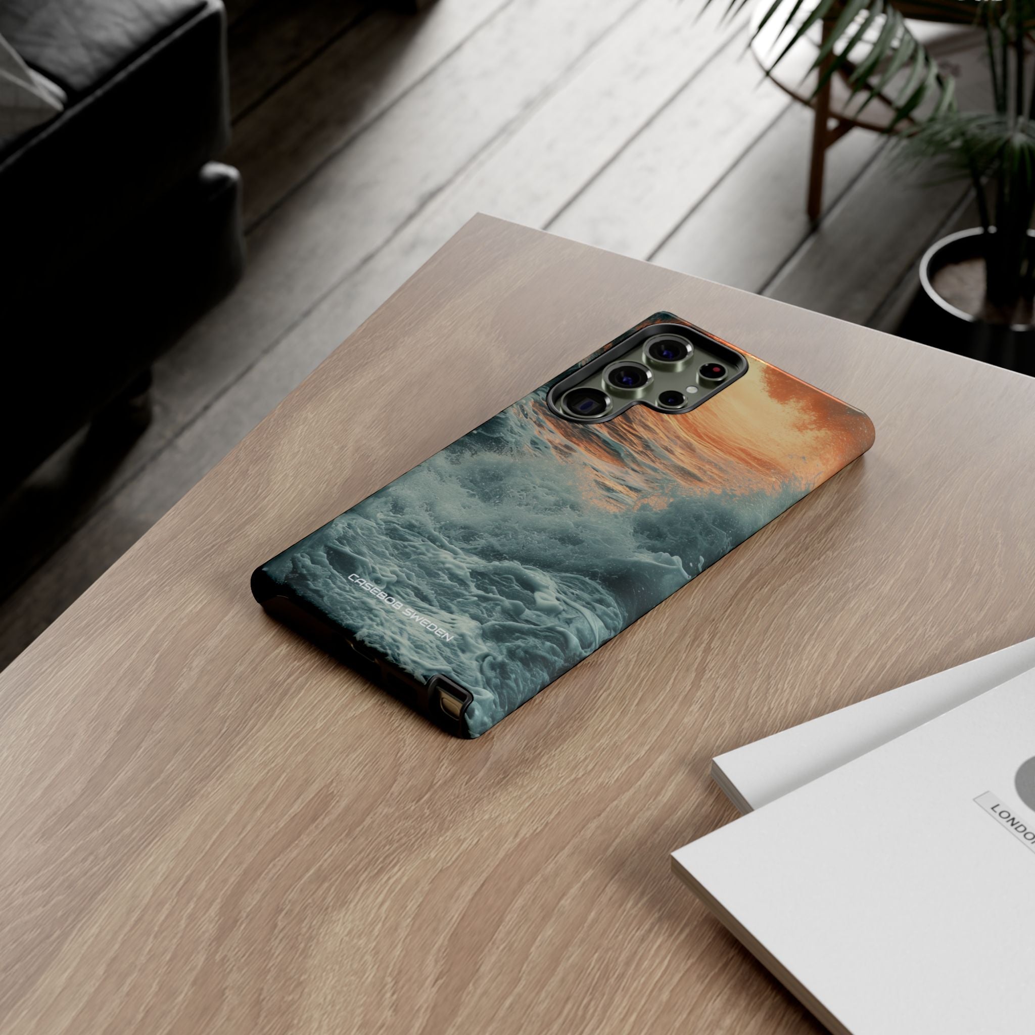 Fiery Wave Power - Tough Samsung S23 Phone Case