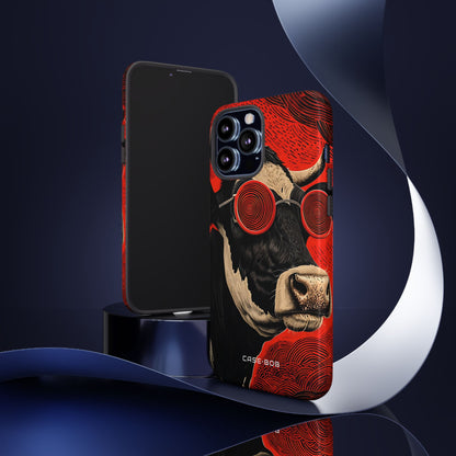 Hypnotic Cow iPhone 13 Pro Max Case - Tough