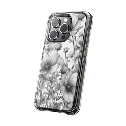 Monochrome Flora - Phone Case for iPhone