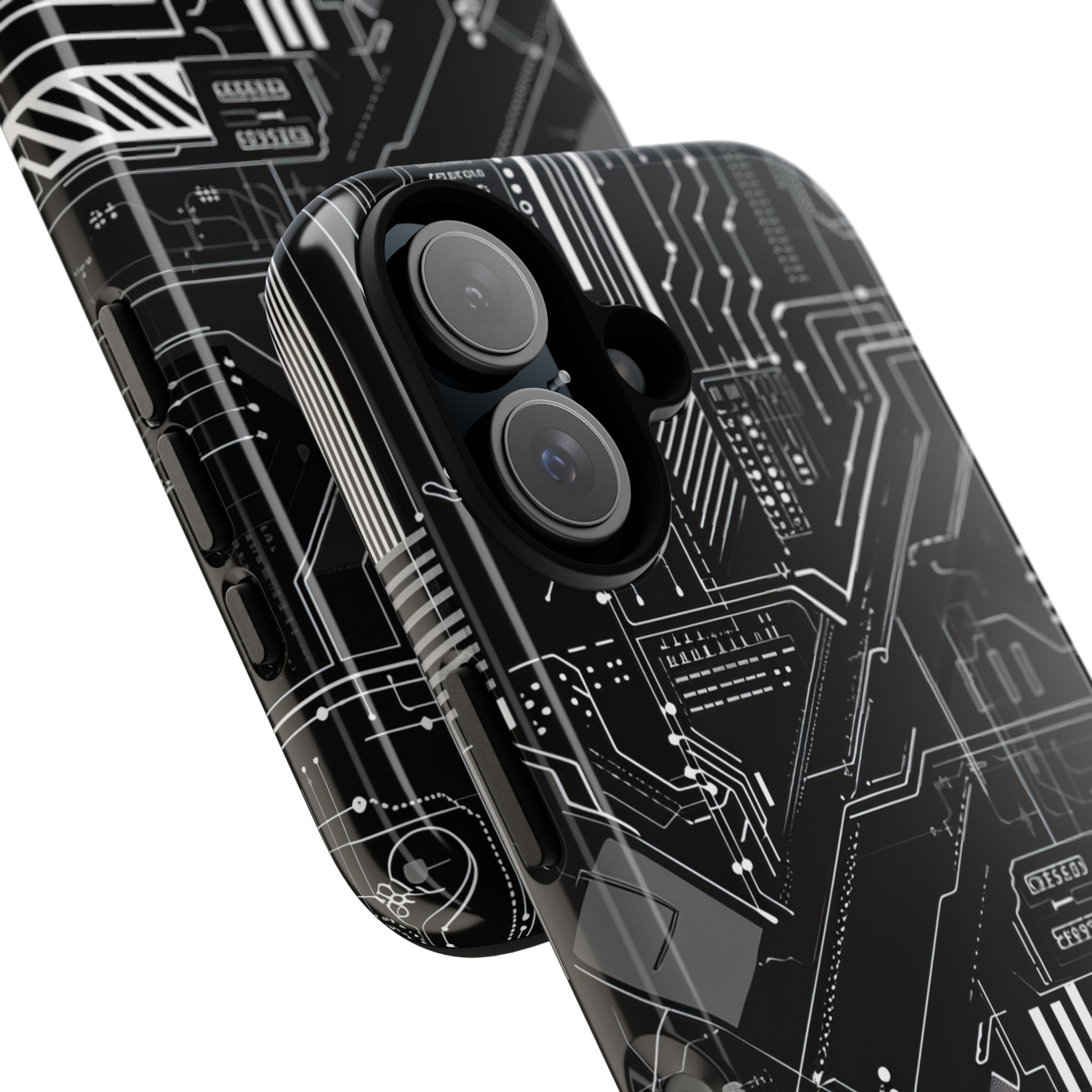 Circuitry Elegance: Futuristic Precision - for iPhone 16