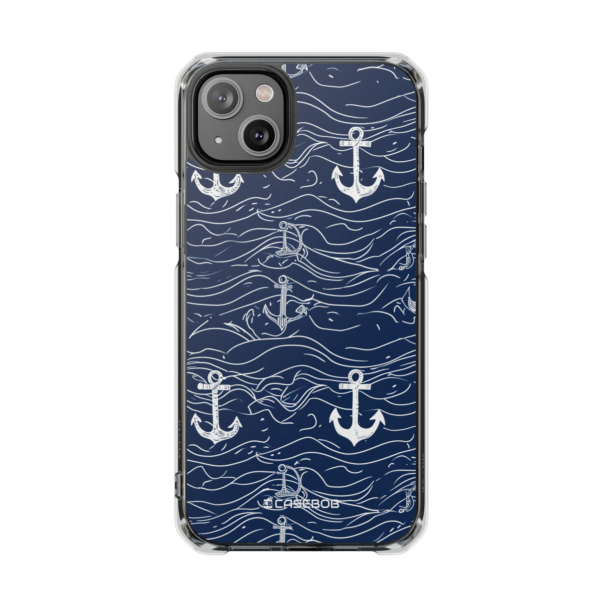 Nautical Serenity – Handyhülle für iPhone (Clear Impact – Magnetisch)