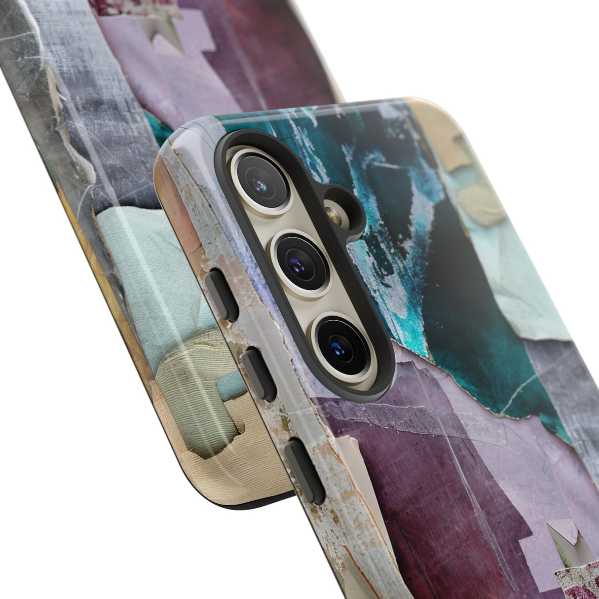 Textured Fabric Fusion - Protective Phone Case