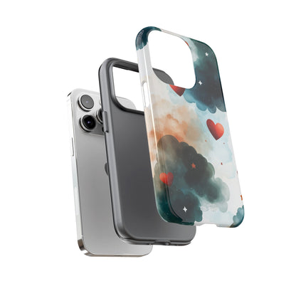 Floating Hearts Dance - iPhone Case