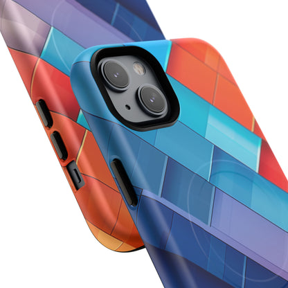 Vibrant GeoFlow iPhone 14 | Tough+ Phone Case