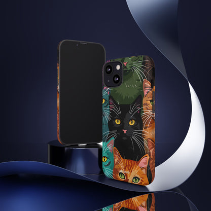 Colorful Cat Charisma - iPhone Case
