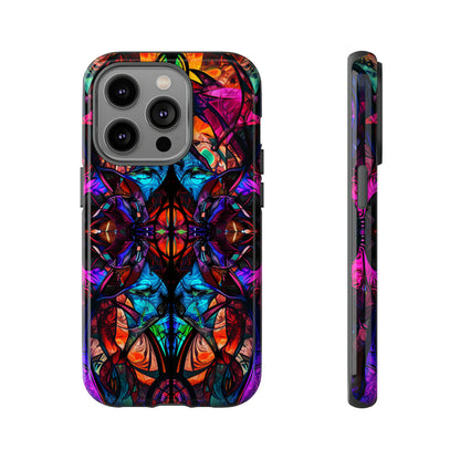 Gothic Stained Glass Splendor - Protective Phone Case