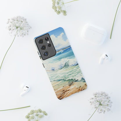 Serene Coastal Watercolors - Samsung Case
