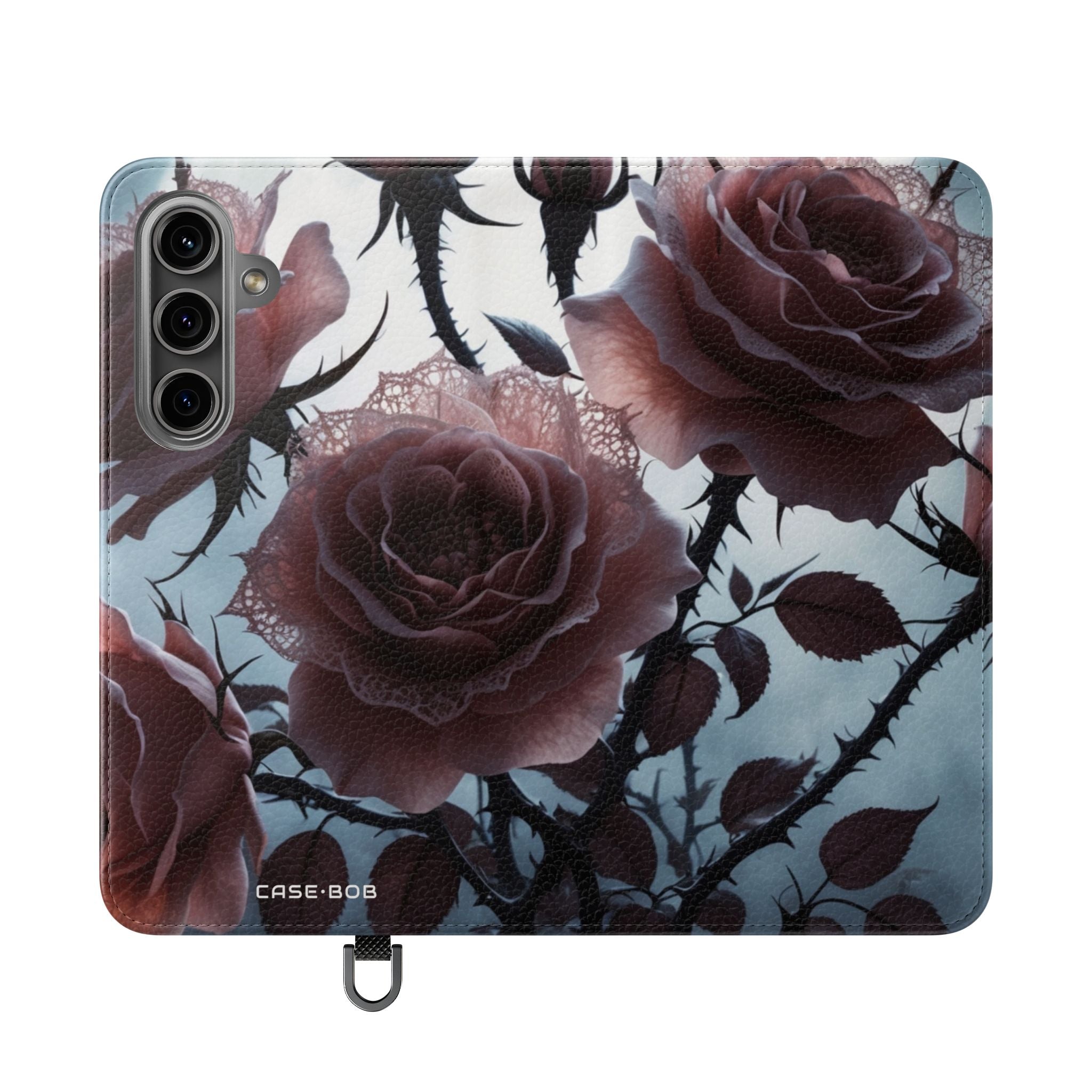 Lace Rose Moonlight - Samsung S24 Case - Wallet