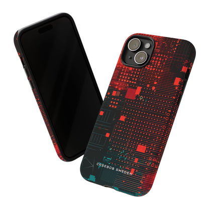 Gradient CyberFlux iPhone 15 - Tough Phone Case