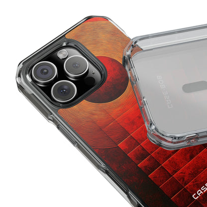Crimson Orbit iPhone 16 Pro Case - Impact