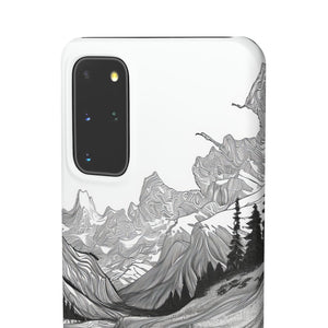 Monochrome Serenity | Slim Phone Case for Samsung