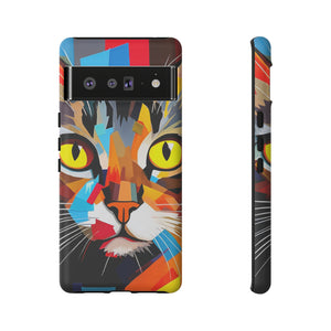 Abstract Kitty Palette Samsung Case (Protective)