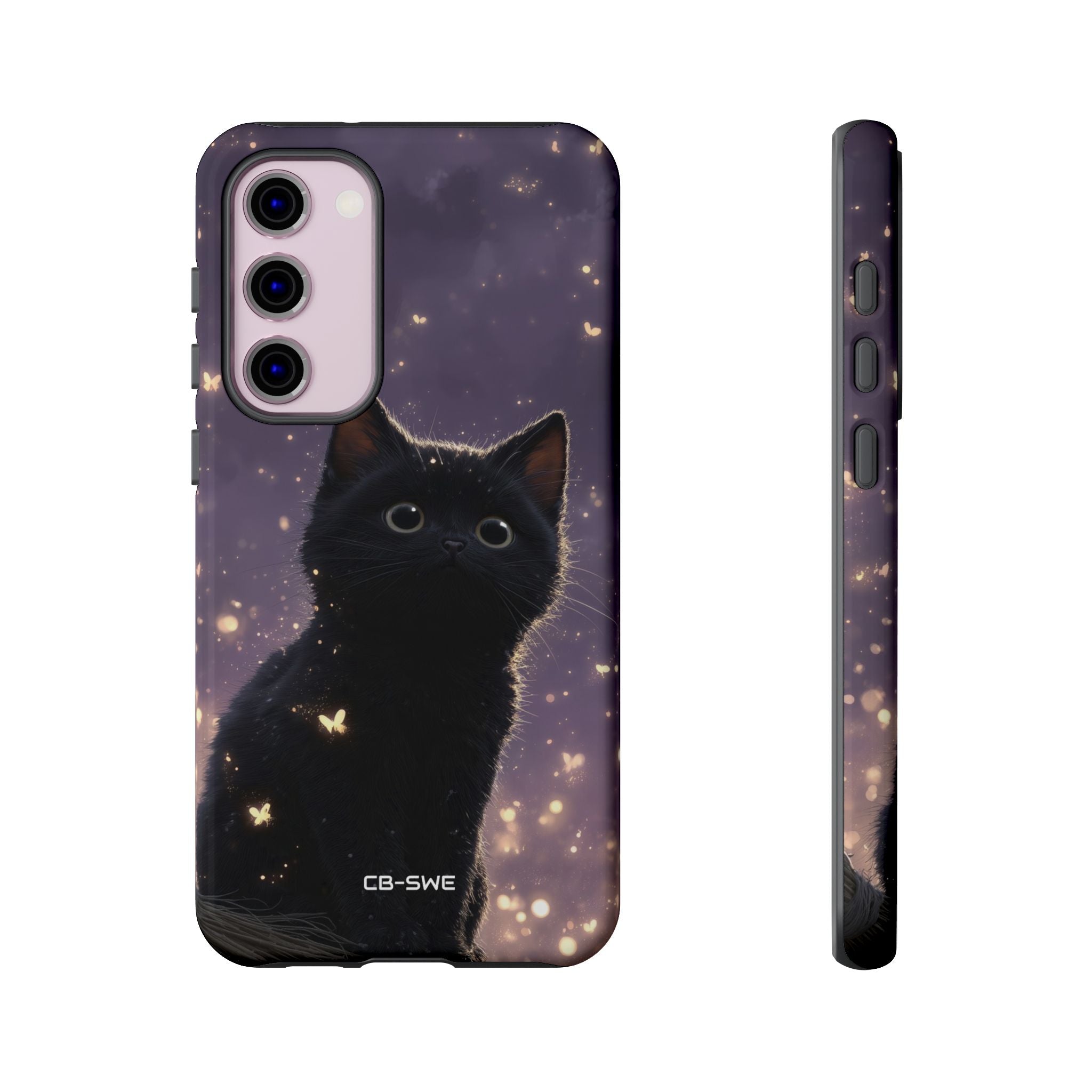 Whimsical Cat Soars - Samsung Case