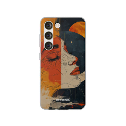 Celestial Duality | Flexible Phone Case for Samsung Galaxy